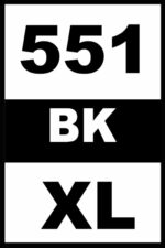 Canon CLI-551XL BK komp. mit Chip, 15ml