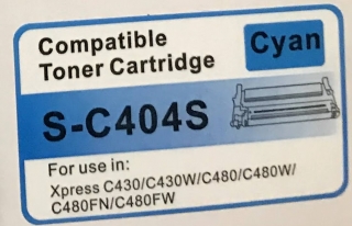 Toner Samsung CLT-C404S - cyan kompatibel
